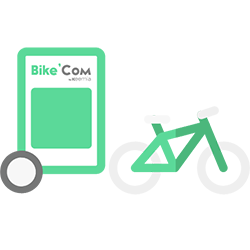 Support vélo publicitaire - BikeCom - Le premier réseau d'affichage national éco responsable